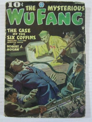 The Mysterious Wu Fang Vol.  1 1 1935 (popular Publications) Scarce Pulp