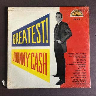 Johnny Cash Greatest Johnny Cash Sun Records Mono Country Lp