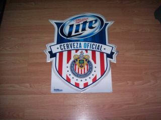 Miller Lite Cerveza Soccer Mexico Metal Tin Sign 2013