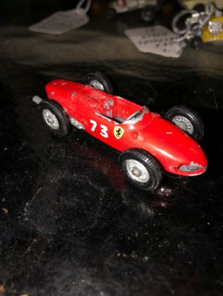 Vintage Matchbox Lesney Ferrari Racing Car Red 73