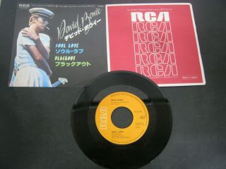 Vinyl Record Jap 7” David Bowie Soul Love (r) 69