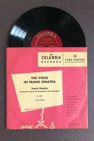 Frank Sinatra The Voice Of Frank Sinatra 1948 Columbia Records 1st 10 "