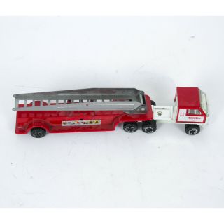 Tonka Fire Truck Semi Trailer With Ladder 1998 Engine 11 Co.  Vintage 11 