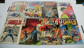 Nick Fury,  Agent Of Shield 1 - 15 Run - Jim Steranko Art & Covers - Marvel/1968