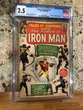 Tales Of Suspense 57 - Cgc 2.  5 - 1st Appearance Of Hawkeye