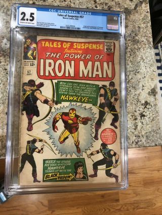Tales of Suspense 57 - CGC 2.  5 - 1st Appearance of Hawkeye 3