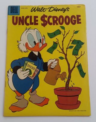 Uncle Scrooge 18 (1957) Vg/f Carl Barks
