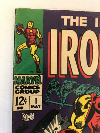 The Invincible Iron Man 1 Marvel Comics 1968 VG/FN 2