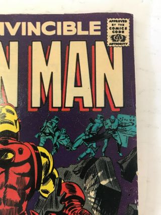 The Invincible Iron Man 1 Marvel Comics 1968 VG/FN 3