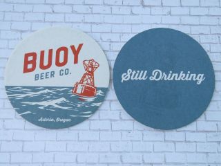 Beer Collectible Coaster Buoy Beer Co ^ Astoria,  Oregon Still Drinking