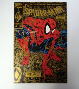 Spiderman 1 Signed Mcfarlane The Spider 