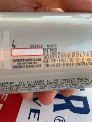Read Budweiser Moon Landing 50th Aluminum Beer Bottle 503459 Bud 5