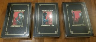 The Walking Dead Hardcover Compendium 1 2 3 Gold Foil Sdcc Set Of 1 - 3