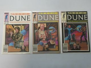 Dune Set 1 - 3 Newsstand Edition 8.  0 Vf (1985)