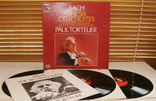 Sls 1077723 (ed.  1) Bach: The Six Cello Suites Paul Tortelier