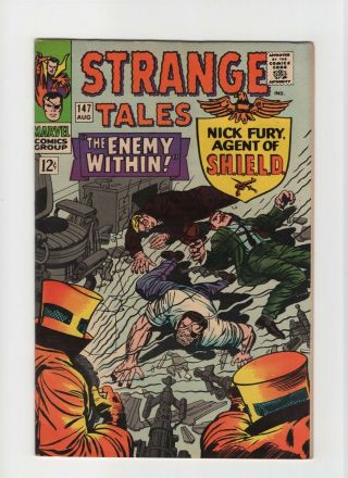 Strange Tales 147 Nm - 9.  2 Marvel Comic Doctor Strange Nick Fury 12c