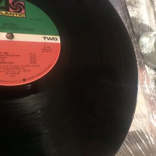 AC/DC Blow Up Your Video LP 88 ATLANTIC A1 - 81828 PLAYS NEAR VG,  /VG, 6