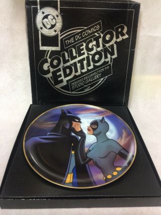 Warner Bros Dc Gallery Batman And Robin Limited Edition 514 Plate