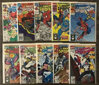 The Spider - Man Comics Full Run Set Of 12 (348 - 359) Marvel 9.  8 Nm/mt