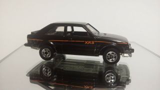 Hot Wheels Castings 3288 Black Ford Escort Xr3 Malaysia 1983