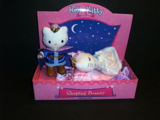 Nakajima Sanrio Hello Kitty Fairy Tales Sleeping Beauty Plush Doll Set Mib Nrfb