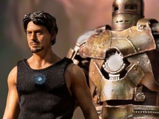 2019 Sdcc Exclusive Sideshow Iron Man Mark 1 Tony Stark Iron Studios Statue