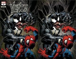 Venom 1 Mark Bagley Exclusive Variant 2 Book Set W/ Virgin Nm Rare Marvel Hot