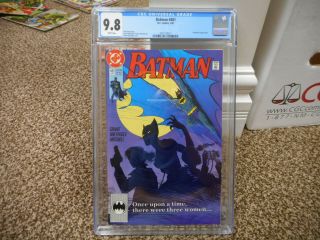 Batman 461 Cgc 9.  8 Catwoman Once Upon A Time There Were 3 Women Dc 1991 Wht