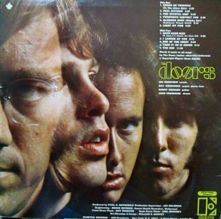 THE DOORS,  Debut Album,  LP,  1967,  NM,  LIGHT MY FIRE, 2