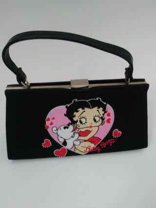 Betty Boop Wallet Clutch Purse Collectors Gift Cartoon Zip Womens (k)