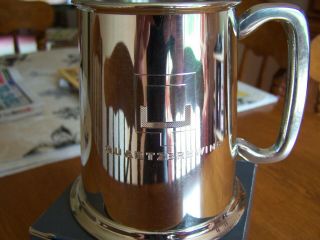 Pewter tankard from Quartz brewery in Kings Bromley Staffordshire 2
