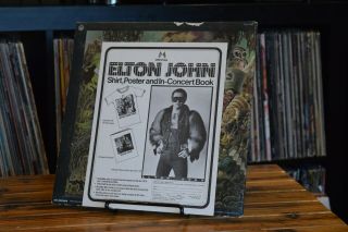 Elton John Captain Fantastic Vinyl LP w/Inserts RARE NM - 3
