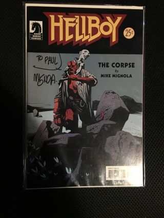 Hellboy: The Corpse One Shot (signed By Mike Mignola)
