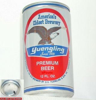 1989 160yr Yuengling Premium Beer Can Pennsylvania Old Brew Pottsville,  Pa Eagle