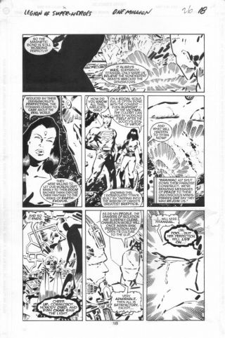 Legion Of - Heroes 1,  000,  000 P.  18 - Superboy - 1998 Art By Keith Giffen