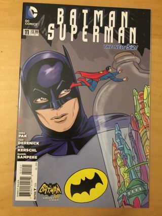 Batman Superman 11,  For Grade,  1st Print,  Alred Batman 66 Cover