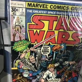Star Wars 2 - 6 (Aug 1977,  Marvel) 1st Appearance Of Han Solo Chewbacca 2