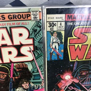 Star Wars 2 - 6 (Aug 1977,  Marvel) 1st Appearance Of Han Solo Chewbacca 5