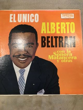 Alberto Beltran Con La Sonora Matancera - El Unico - Lp