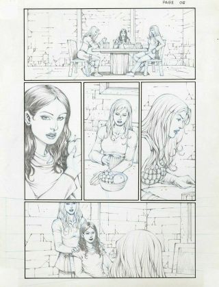 Red Sonja Sanctuary Pages 5 And 6 By Noah Salonga