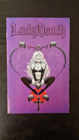2001 Chaos Comics Lady Death Love Bites 1 Premium Ed Ltd To 2500 1st Print Vf,