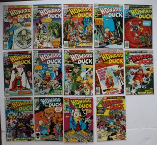 Howard The Duck (1976 - 1986) Star Wars Man - Thing Iron Duck 21 - 33 & Annual 1 Vf