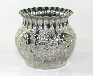 James Aitchison Edinburgh Victorian Silverplate Small Vase,  C.  1874 - 1901 Sinatra