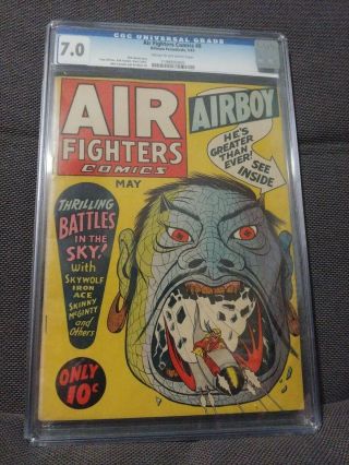 Air Fighters 8 (5/43) (wwii Nazi/japanese Cover) Cgc 7.  0