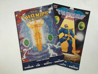 Complete Set The Thanos Quest 1 - 2 Marvel Comics Limited Series Jim Starlin