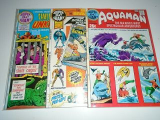 Dc Giant 16,  25,  26 Brave And The Bold,  Aquaman,  Challengers Of Unknown