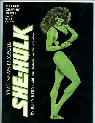 Marvel Graphic Novel 18 (1985) She Hulk 1st Print Nm - 9.  2