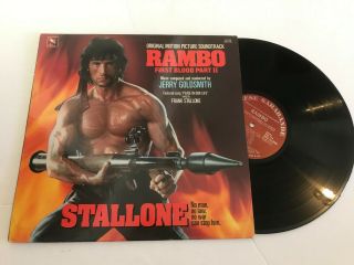 Jerry Goldsmith Rambo First Blood Part 2 Ii Record Lp Vinyl Album