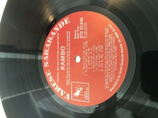 Jerry Goldsmith Rambo First Blood Part 2 II Record lp vinyl album 2