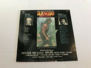 Jerry Goldsmith Rambo First Blood Part 2 II Record lp vinyl album 3